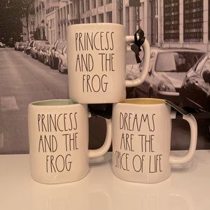 Rae Dunn Disney Princess Tiana Mugs